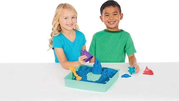 Actual product image Spin Master Kinetic Sand Sandbox Set Blue