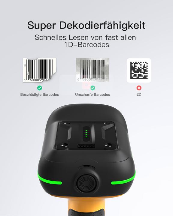 Actual product image Inateck Barcodescanner 61 black (BCST-61 black) (1D barcodes)