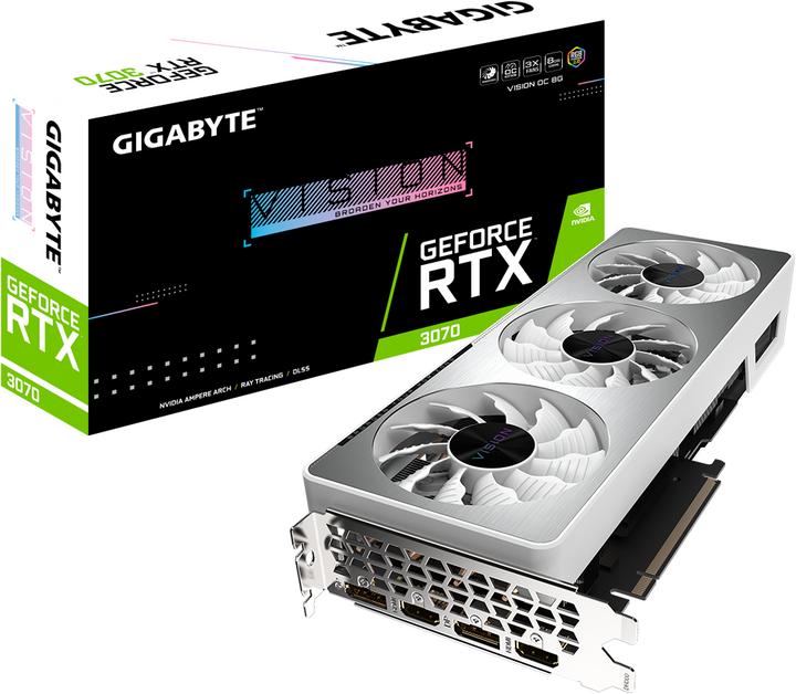 Image du produit Gigabyte GeForce RTX 3070 Vision OC (8 Go)