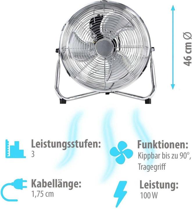 Produktbild Grafner Bodenventilator mit rutschfestem Standfuss