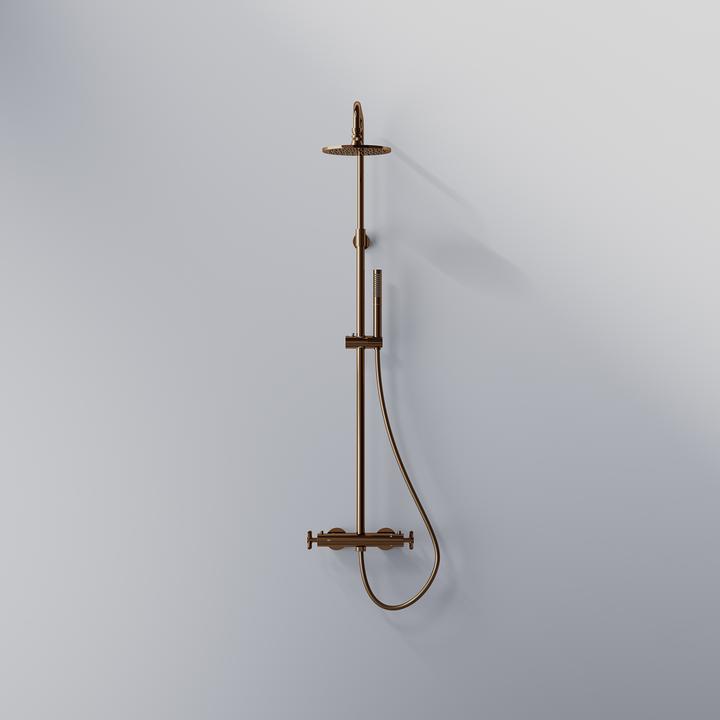 Actual product image Steinberg 250 series shower system, with thermostatic mixer, Easy Clean, 2502721