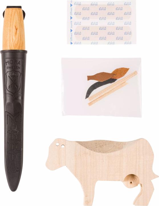 Image du produit Naturzone Set de sculpture sur bois VACHE (6 cm)