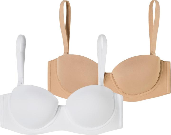 Produktbild Schiesser Bügel-BH Bandeau mit Schale - Unique Micro (2er Pack, 75 D)