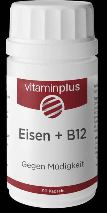 Produktbild Vitaminplus Eisen 21 mg + B12 (60 Stück, Kapseln)