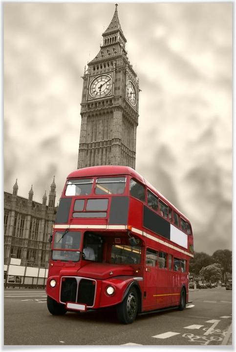 Produktbild Trenddeko Visit London (80 x 120 cm)