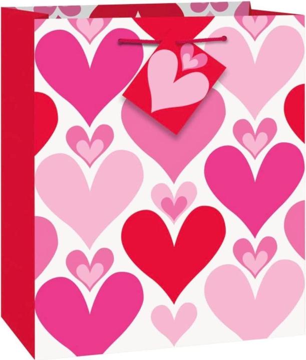Immagine prodotto Unique Party Cuori San Valentino Sacchetto Regalo (Pellicola da regalo, 1 x)