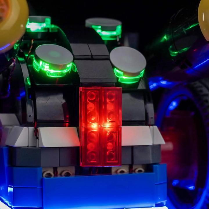 Produktbild BrickBling LED Licht Set für LEGO Mario Kart: Mario & Standard-Kart (72037) inkl. Fernbedienung