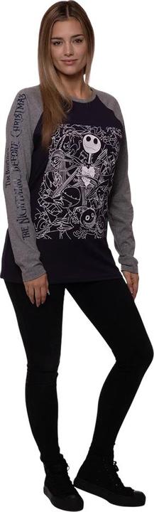 Produktbild The Nightmare Before Christmas Jack Crowd TShirt Langärmlig (XL)