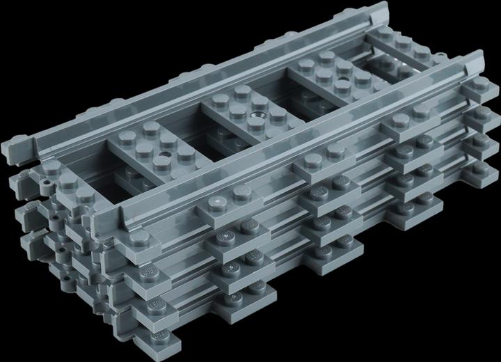 Produktbild LEGO City Eisenbahn Schienen-Set mit Schienen, Kreuzung und Prellbock - NEU! Teile 68x