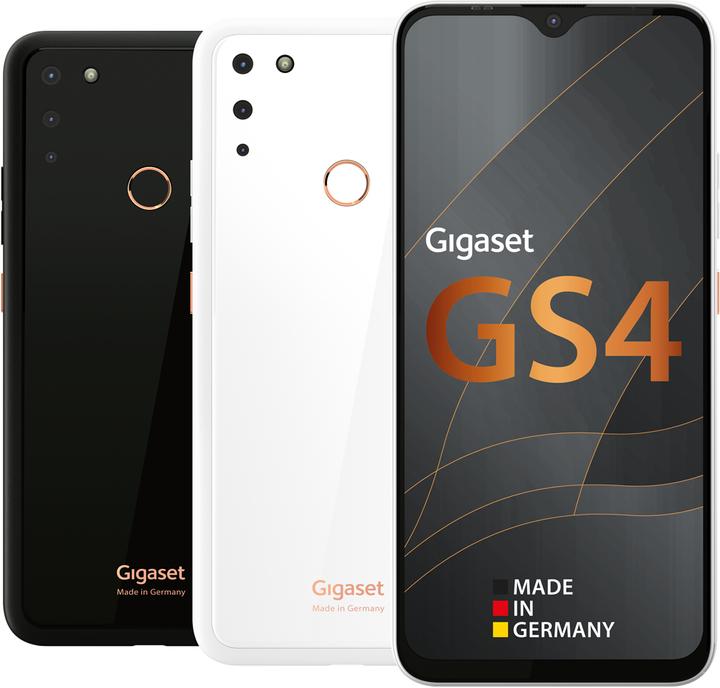 Gigaset GS4 (64 GB, Pure White, 6.30", Dual SIM + SD, 16 Mpx, 4G)