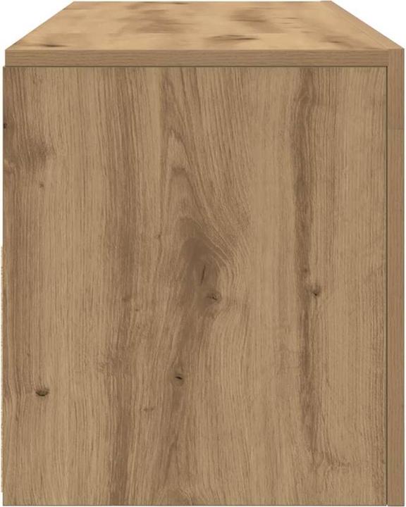 Produktbild VidaXL TV Schrank Lowboard Fernsehschrank Fernsehtisch mit LED Artisan-Eiche (120 x 35 x 40 cm)