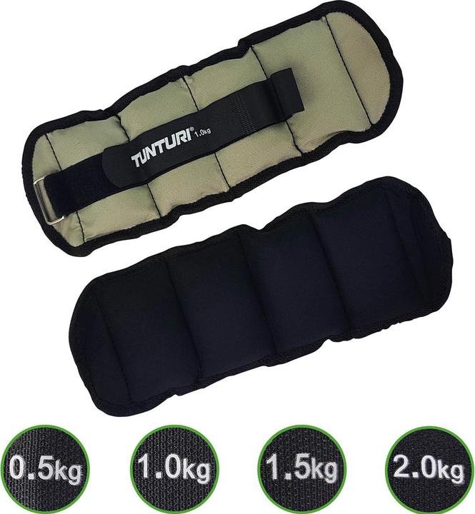 Image du produit Tunturi Set Arm & Bein Gewichtmanschetten (2 x 2 kg)