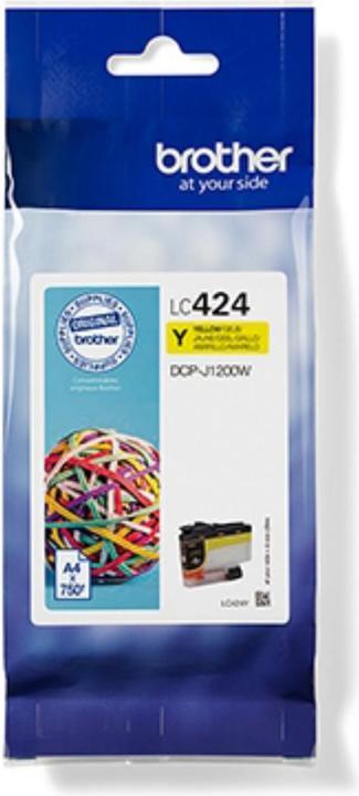Produktbild Brother LC424Y INK FOR MINI19 BIZ-SL (Y)