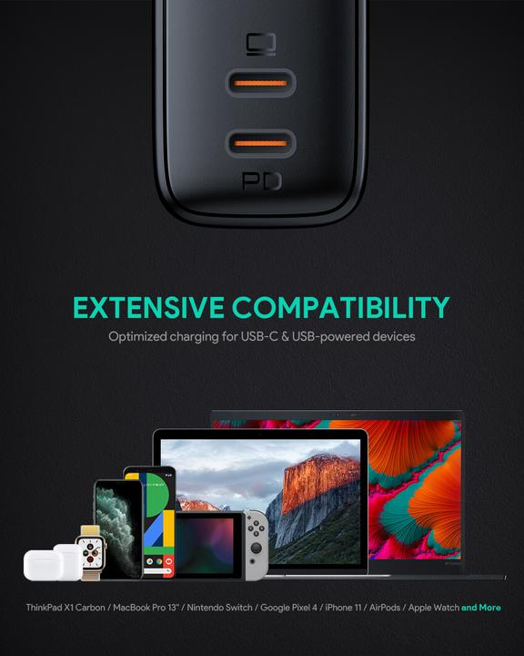 Produktbild Aukey Omnia PA-B4 GaN Charger (65 W)