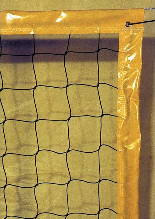 Actual product image Sporti Beach volleyball net 9.50x1M PE wired 3mm single mesh 100 cord