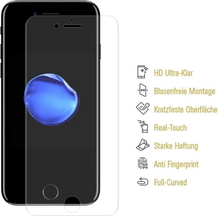 Produktbild Protectorking 6x Panzerfolie Anti-Shock Full Cover HD Klar (6 Stück, Apple iPhone 6 Plus)