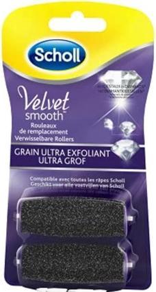 Scholl Cartouches de grains exfoliants Velvet Smooth Express Pedi Crystal Diamonds Ultra (2 x)