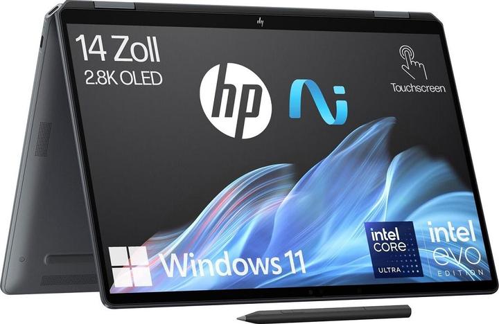Actual product image HP OmniBook Ultra Flip 14-fh0075ng Notebook 14"" (35.6cm) (14", 16 GB, 1000 GB, DE)