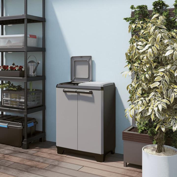 Immagine prodotto Keter Armadio per il riciclaggio Split Premium in plastica nera 220 l (220 l)