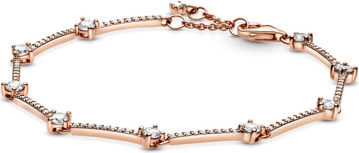 Pandora Rose Sparkling Bars Armband (16 cm, Silber 925)