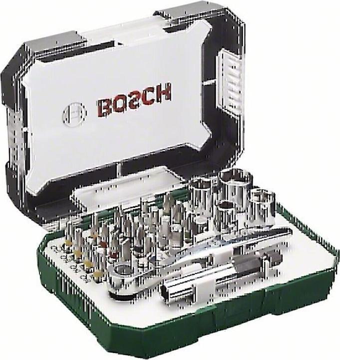 Actual product image Bosch Professional Zubehör Bit set 26 pieces Accessories P (Cross Phillips PH M2, Hexagon socket TX with hole M10, Hexagon socket TX With hole M15, Hexagon socket TX with hole M20)