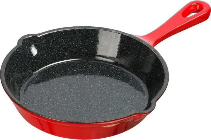 Image du produit poêle en fonte émaillée 15.5 cm, rouge (15.50 cm, Poêle à frire, Fonte)