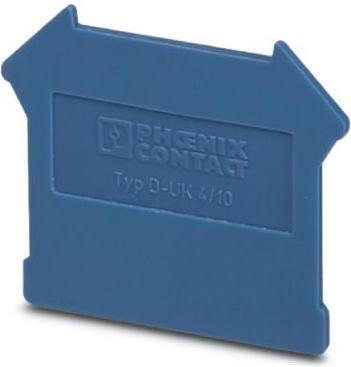 Produktbild Phoenix Contact 3003101 D-UK 4/10 BU Abschlussdeckel