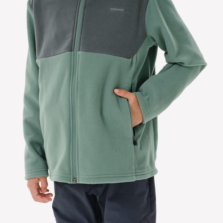 Immagine prodotto Quechua Giacca in pile per bambini taglia 122-170 Hiking - MH500 Zip TW
