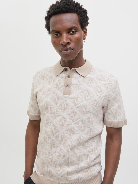 Produktbild Jack & Jones Jprkalvin Knit Polo Ss Styd Ss25 (XL)