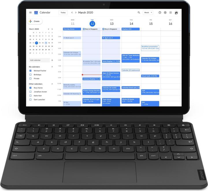 Immagine prodotto Lenovo IdeaPad Duet Chromebook (10.10", Mediatek P60T, 4 GB, 128 GB, CH)