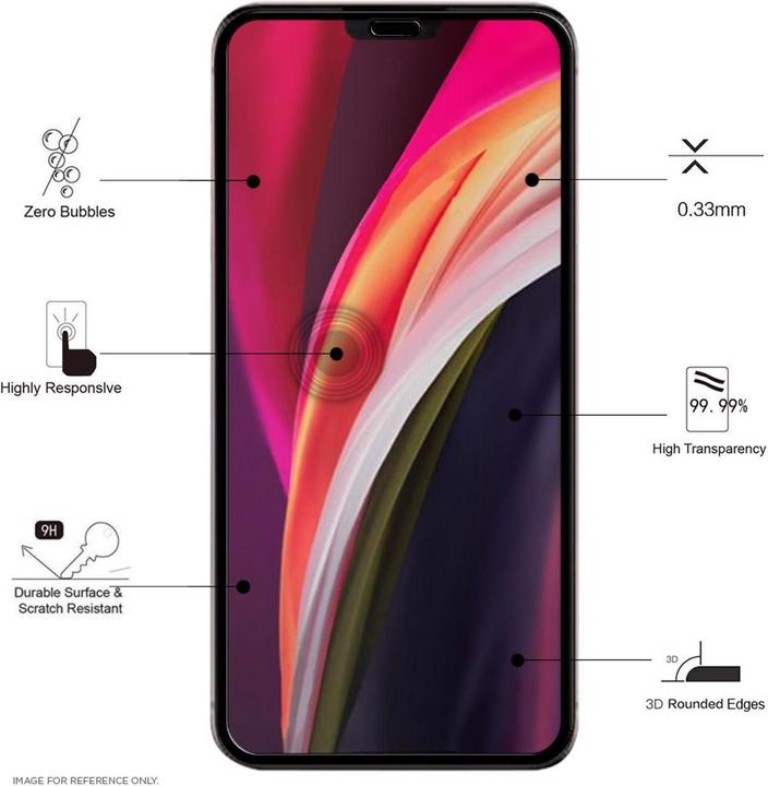 Produktbild Eiger Mountain Glass Clear Edge (1 Stück, Apple iPhone 12, Apple iPhone 12 Pro)