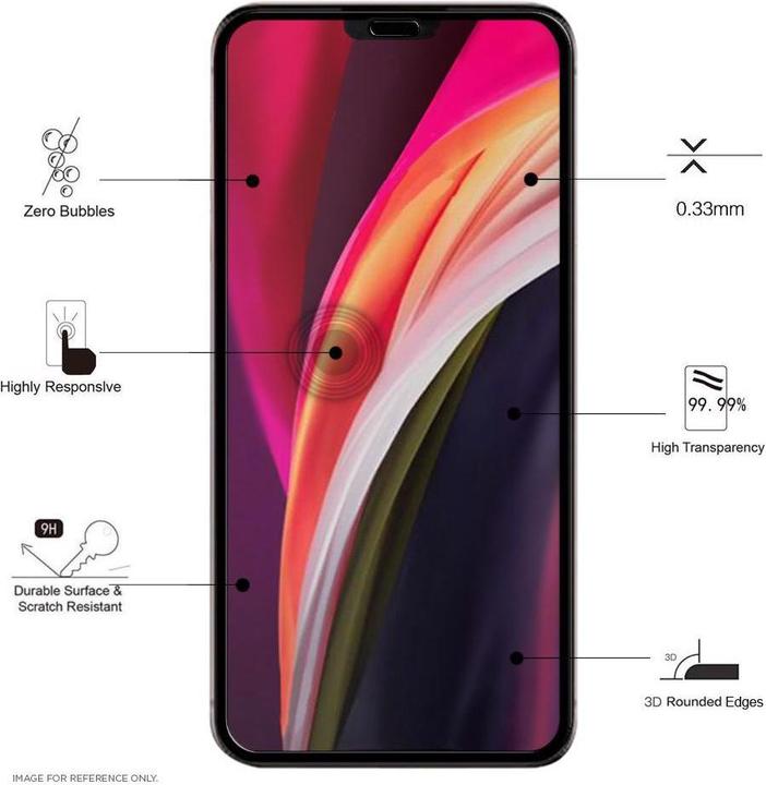 Produktbild Eiger Mountain Glass Clear Edge (1 Stück, Apple iPhone 12 mini)