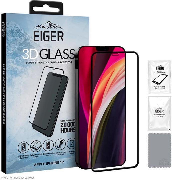 Produktbild Eiger Mountain Glass Clear Edge (1 Stück, Apple iPhone 12 mini)