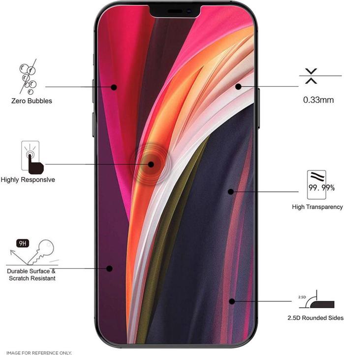 Produktbild Eiger Mountain Glass (1 Stück, Apple iPhone 12, Apple iPhone 12 Pro)