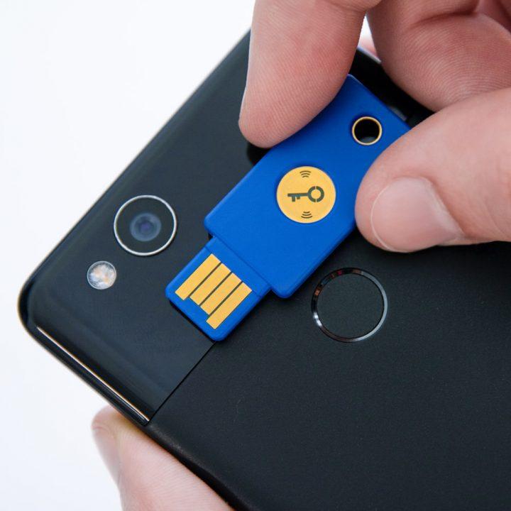 Actual product image Yubico Security Key NFC