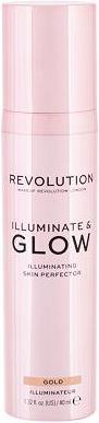 Actual product image Makeup Revolution Glow & Illuminate (Gold, Highlighter)