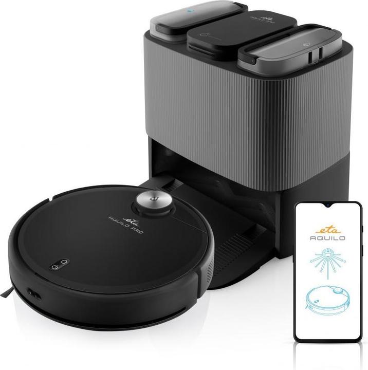 Produktbild ETA | Robotic Vacuum Cleaner | 724390000 Aquilo PRO | Wet&Dry | Operating time (max) 180 min | Li-ion | (Saugroboter)