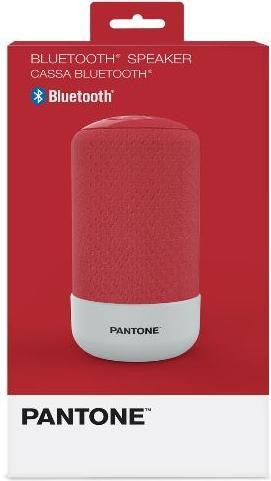 Actual product image Pantone PT-BS001R1 Portable Speaker Red 5 W (8 h)