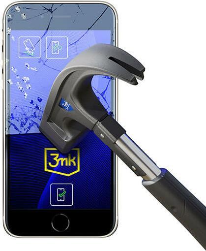 Actual product image 3MK hybrid glass Flexible 2.5D for iPhone 8 (1 Piece, Apple iPhone 8)
