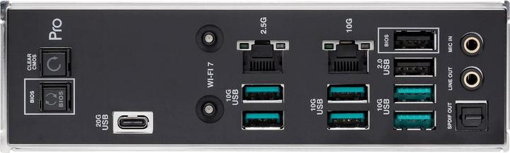 Image du produit ASUS MB PRO WS TRX50-SAGE WIFI (AMD,TRX50,DDR5,CEB) (sTR5, AMD TRX50, E-ATX)