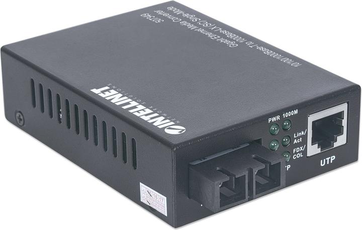 Intellinet 10/100/1000Base-T to 1000Base-LX, SC, single-mode