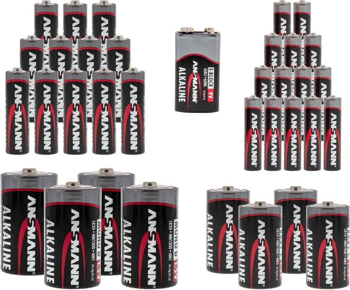 Image du produit Ansmann BatterieSet (35 pcs, AAA)