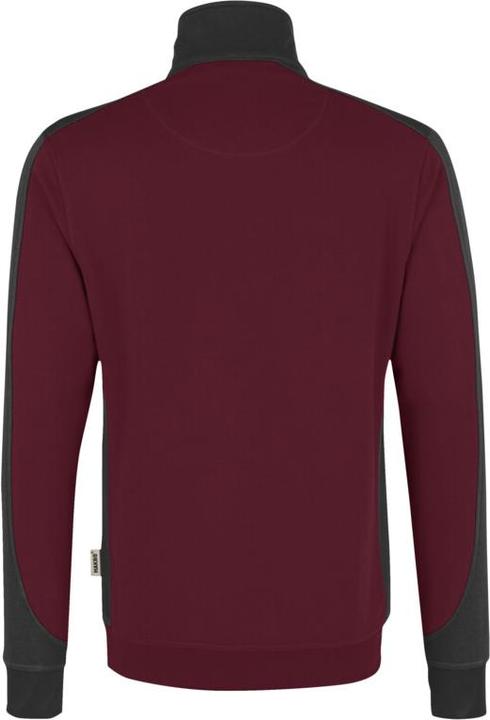 Immagine prodotto Hakro Felpa con zip Contrast Performance rosso vino/antr. 4XL (4XL)