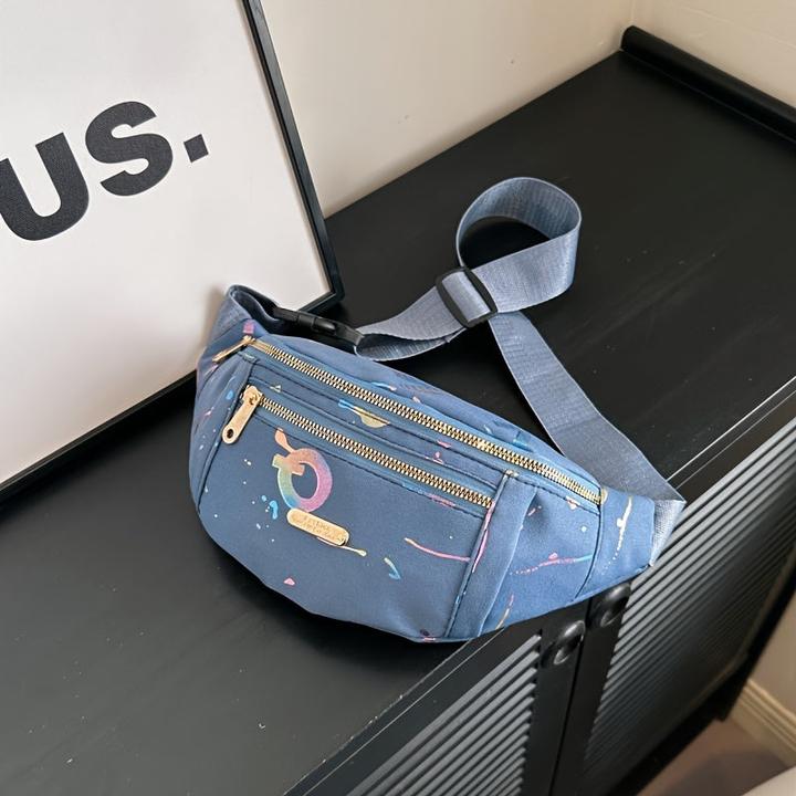 Only-Bags.Store Sport Gürteltasche, Oxford Stoff Gürteltasche, nicht wasserdicht Gürteltasche mit Reissverschluss