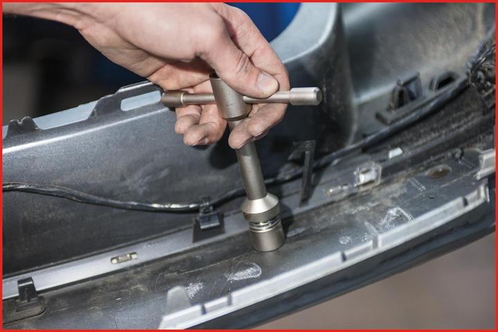 Actual product image KS Tools Punch set with mandrel, 3 pcs., Ø 28.1 mm (Škoda)