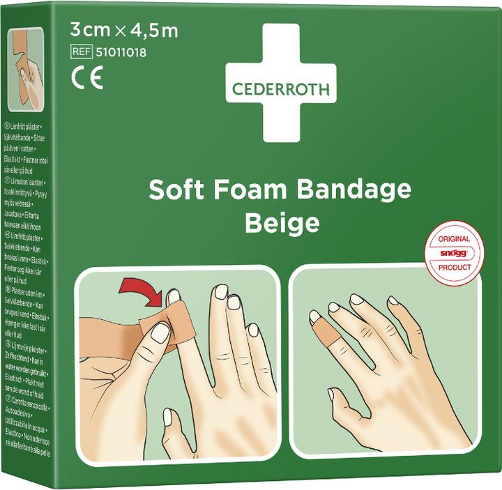 Actual product image Cederroth Soft Foam Bandage blue (1 x)