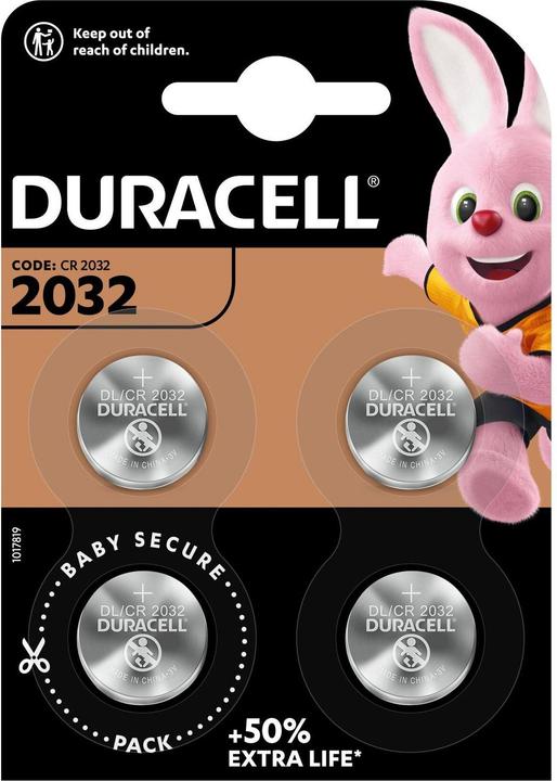 Productafbeelding Duracell CR2032 (4 Pcs., CR2032, 225 mAh)