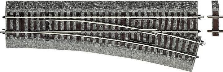 Actual product image Roco H0 Line with ballast 42535 Turnout right 230 mm 1 pc.