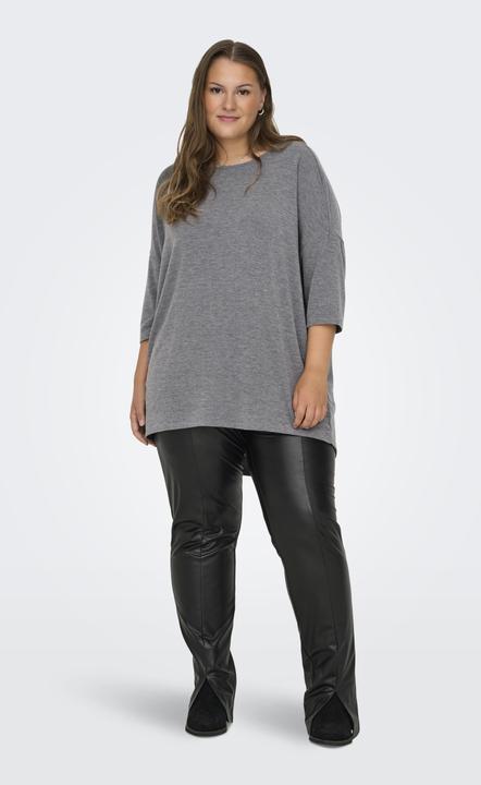 Actual product image Only Loose-fitting curvy top with 3/4-length sleeves Top (S)