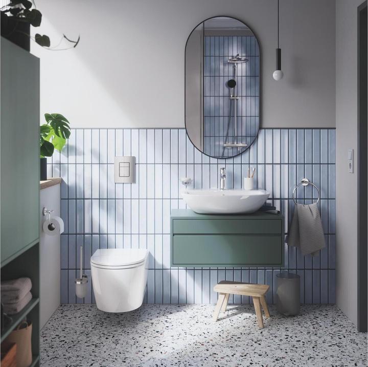 Produktbild Grohe Start Cosmopolitan QuickFix Toilettenbürstengarnitur, klebbar, chrom